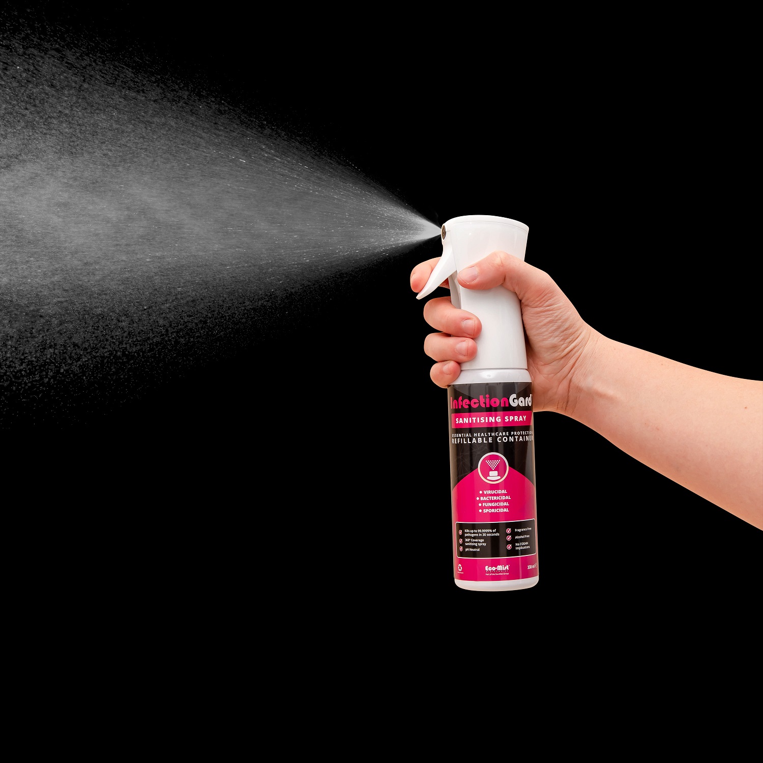 InfectionGard Surface and Air Sanitising Spray in a Bottle (2051)